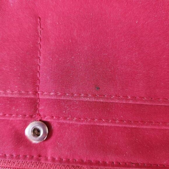 Fossil brick red genuine leather envelope wallet purse y2k - Picture 3 of 8